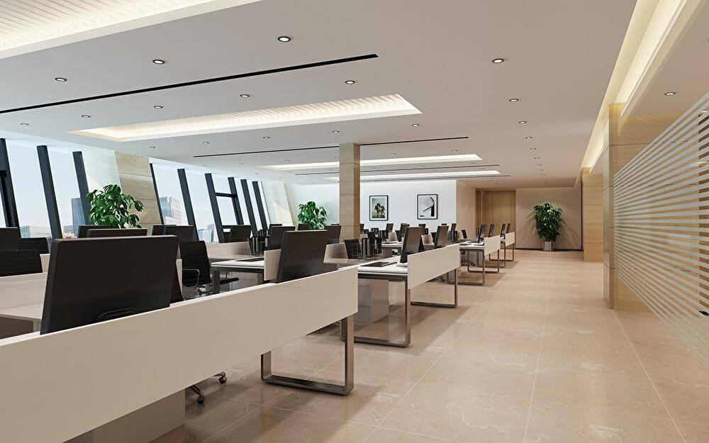 靜安晶品大廈辦公室設(shè)計裝潢圖1000平-第3張圖片-上海古都建筑設(shè)計集團