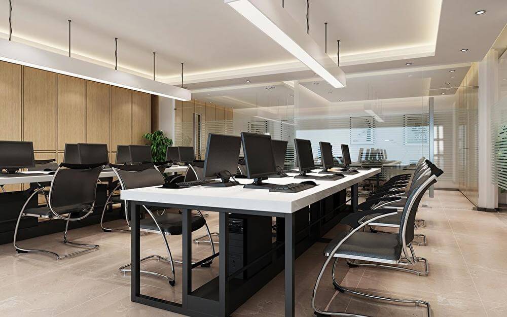 靜安晶品大廈辦公室設(shè)計裝潢圖1000平-第4張圖片-上海古都建筑設(shè)計集團