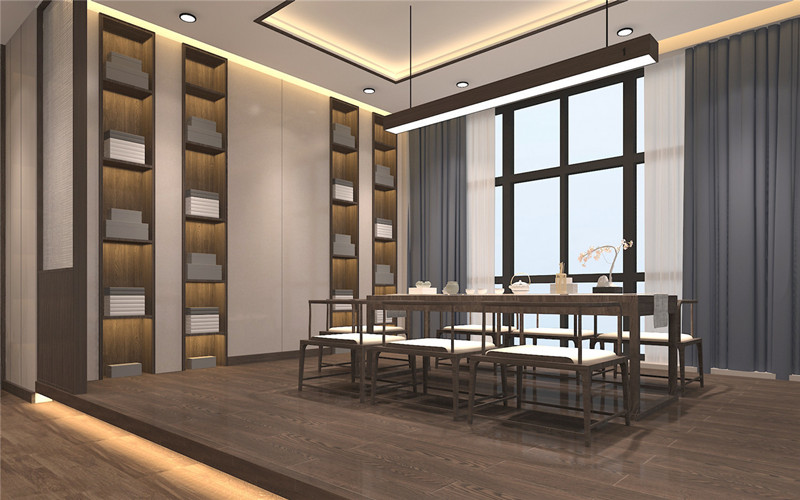 660平米新中式風(fēng)格辦公室裝修圖片-第2張圖片-上海古都建筑設(shè)計集團 660平米新中式風(fēng)格辦公室裝修圖片-第2張圖片-上海古都建筑設(shè)計集團