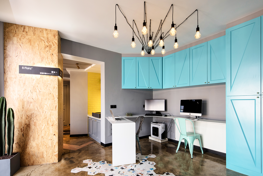 徐匯區(qū)復(fù)式工業(yè)風(fēng)辦公室裝修設(shè)計-第2張圖片-上海古都建筑設(shè)計集團(tuán)