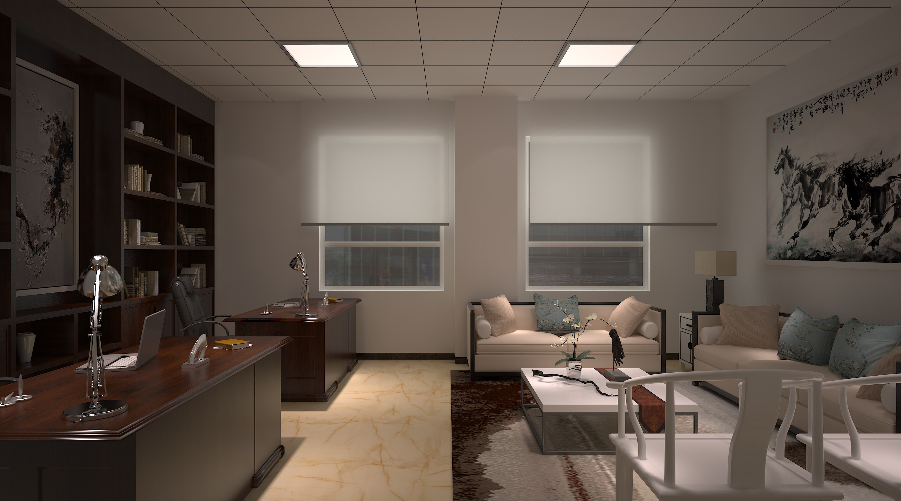 嘉定區(qū)辦公室裝修寫(xiě)字樓裝修設(shè)計(jì)-第2張圖片-上海古都建筑設(shè)計(jì)集團(tuán)