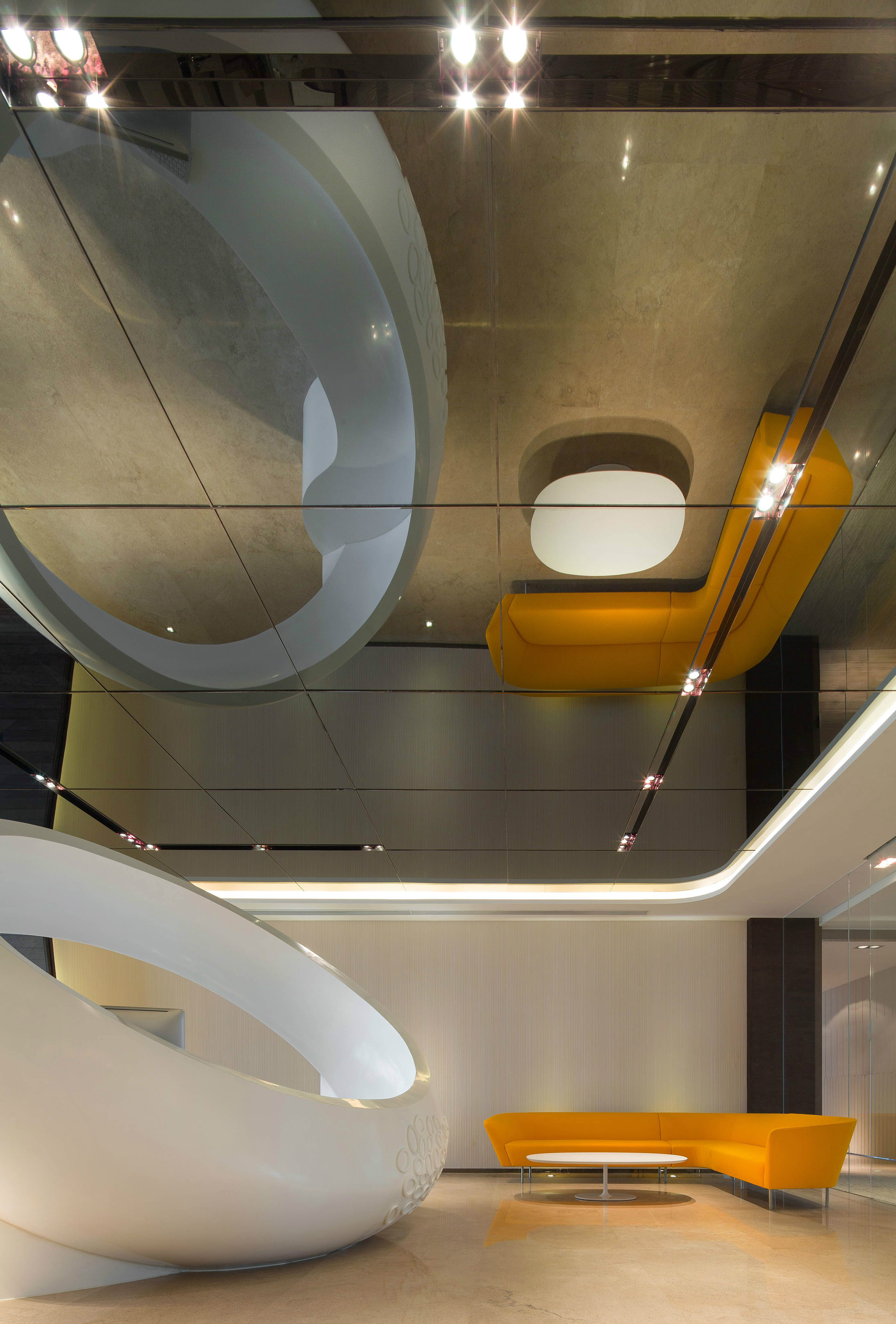 200平大氣敞亮辦公室裝修設計效果圖-第1張圖片-上海古都建筑設計集團