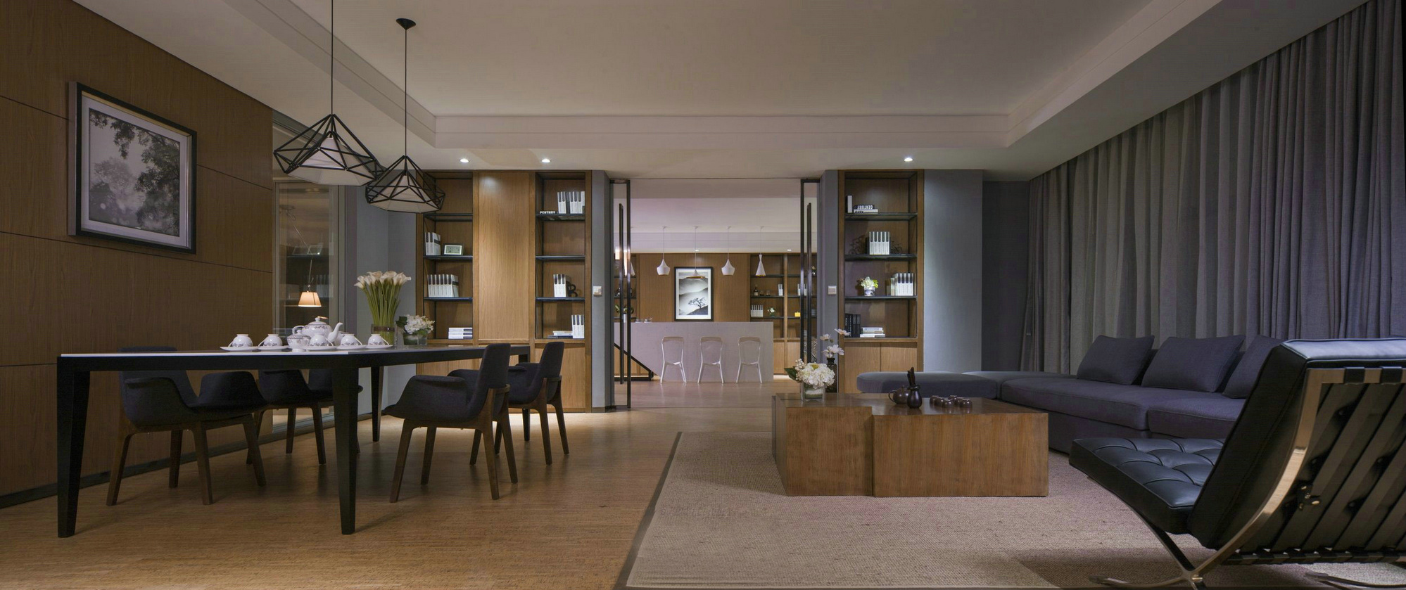 上海現(xiàn)代時(shí)尚風(fēng)格辦公室裝修設(shè)計(jì)-第4張圖片-上海古都建筑設(shè)計(jì)集團(tuán)