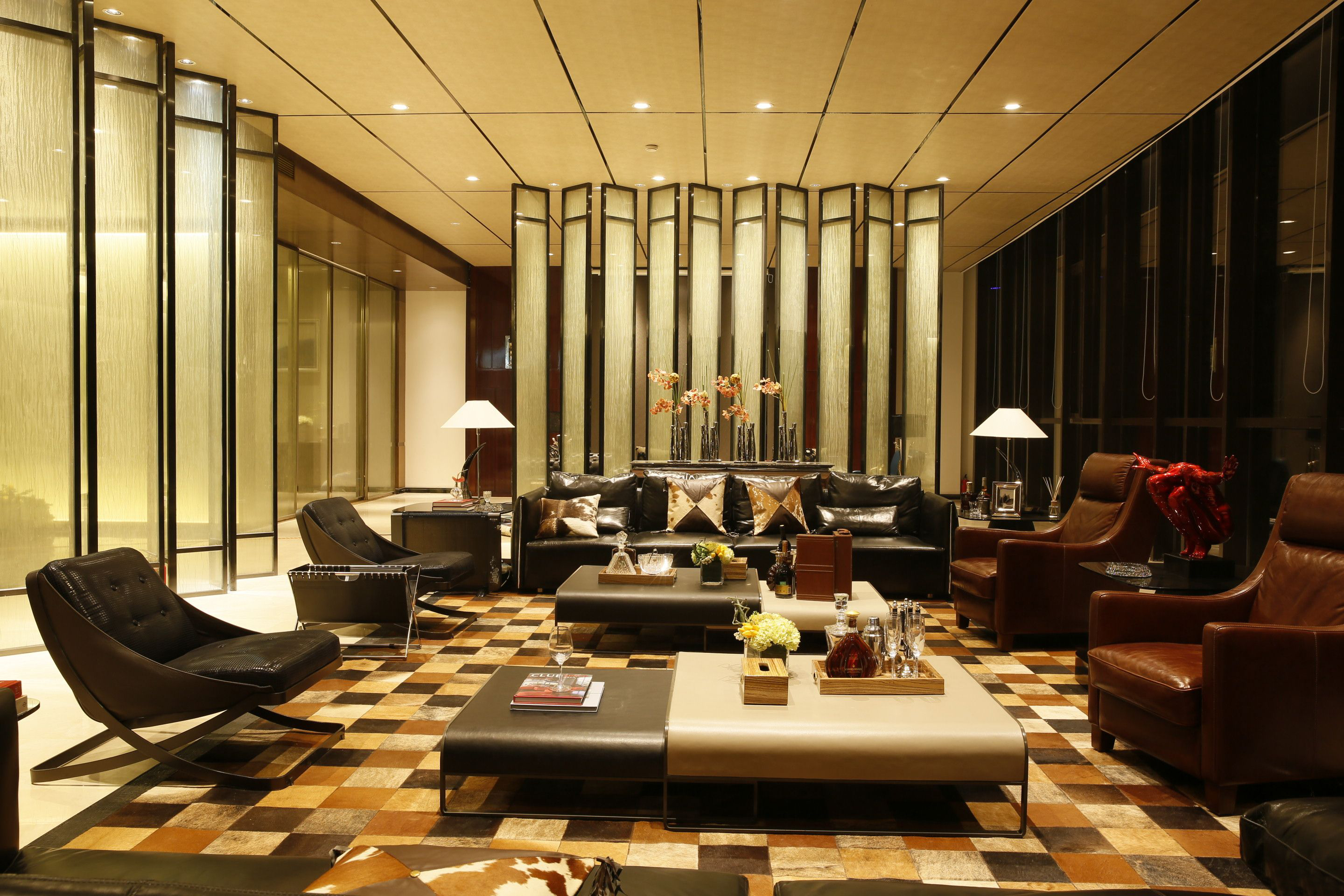 上海大氣奢華辦公室裝修設(shè)計-第5張圖片-上海古都建筑設(shè)計集團