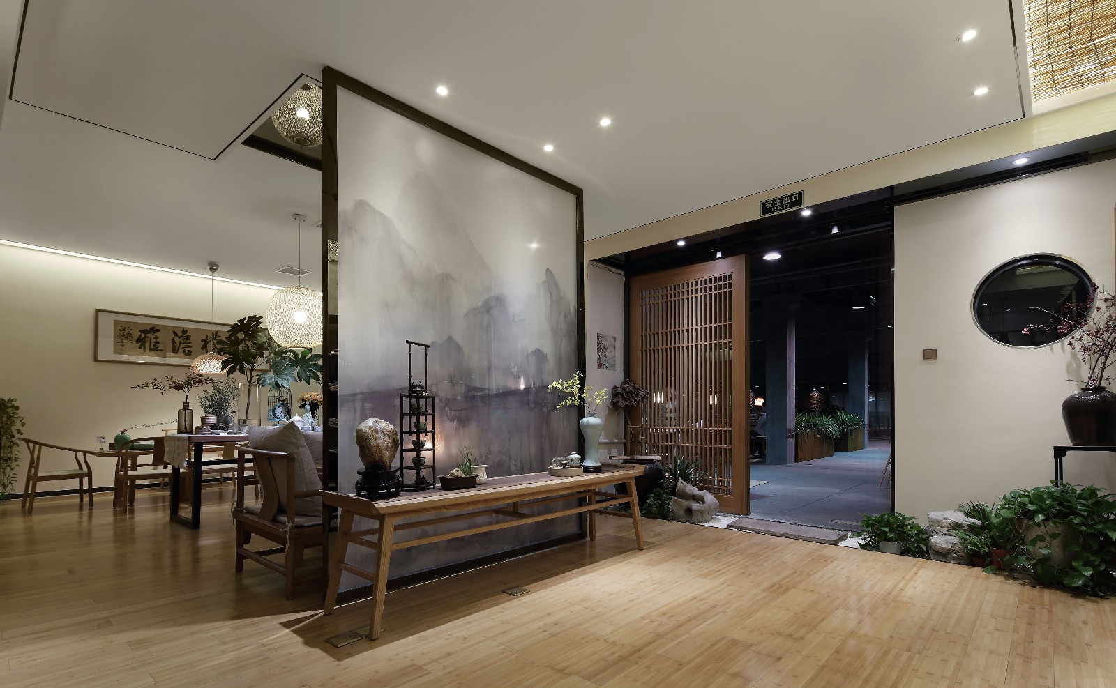 普陀區(qū)120平茶莊裝修設(shè)計-第1張圖片-上海古都建筑設(shè)計集團