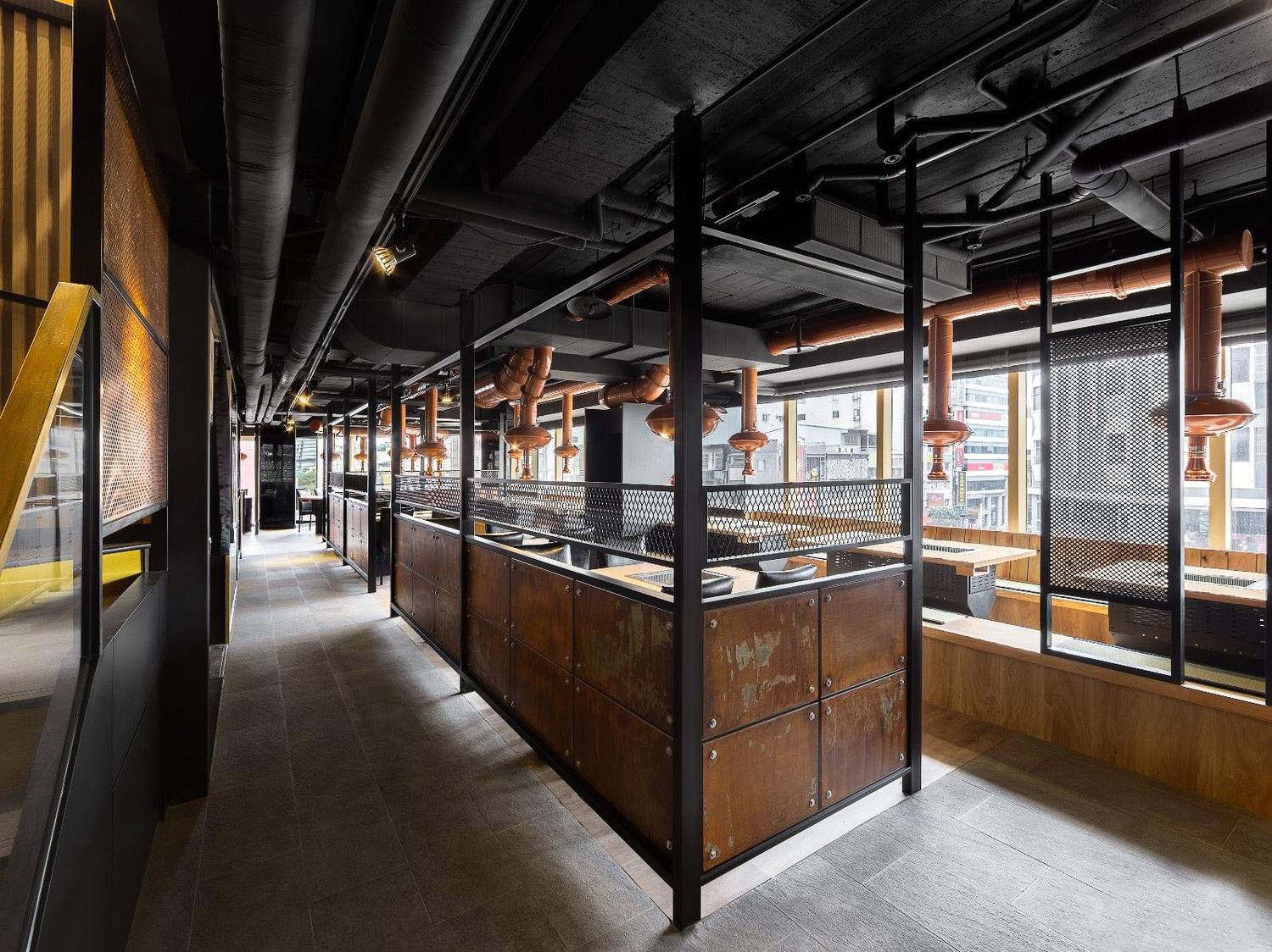 青浦區(qū)韓式烤肉辦公室裝修設(shè)計-第3張圖片-上海古都建筑設(shè)計集團(tuán)