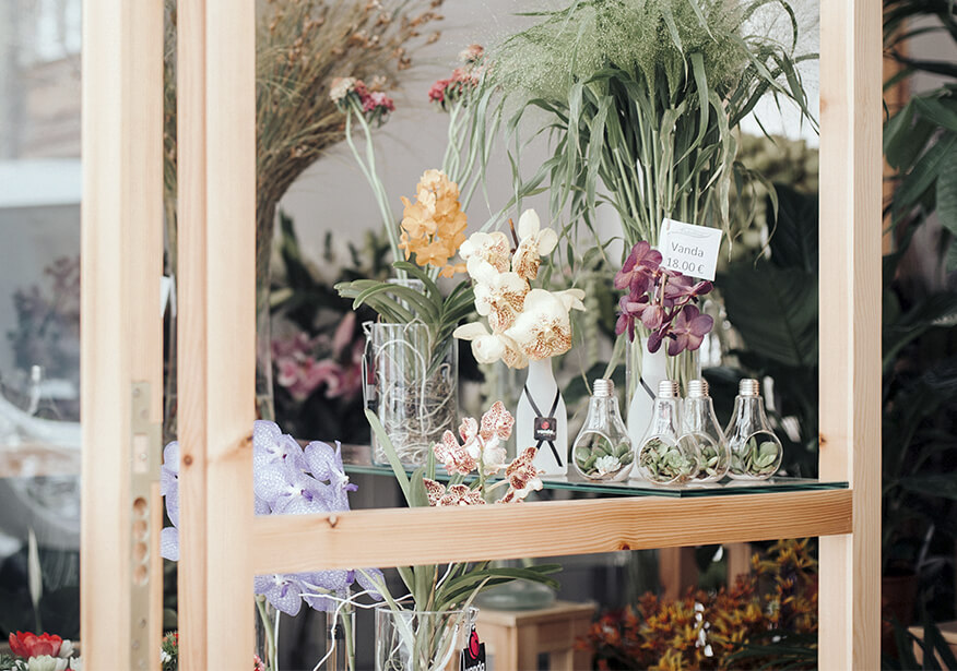 黃浦區(qū)清新簡約花店裝修設計-第3張圖片-上海古都建筑設計集團