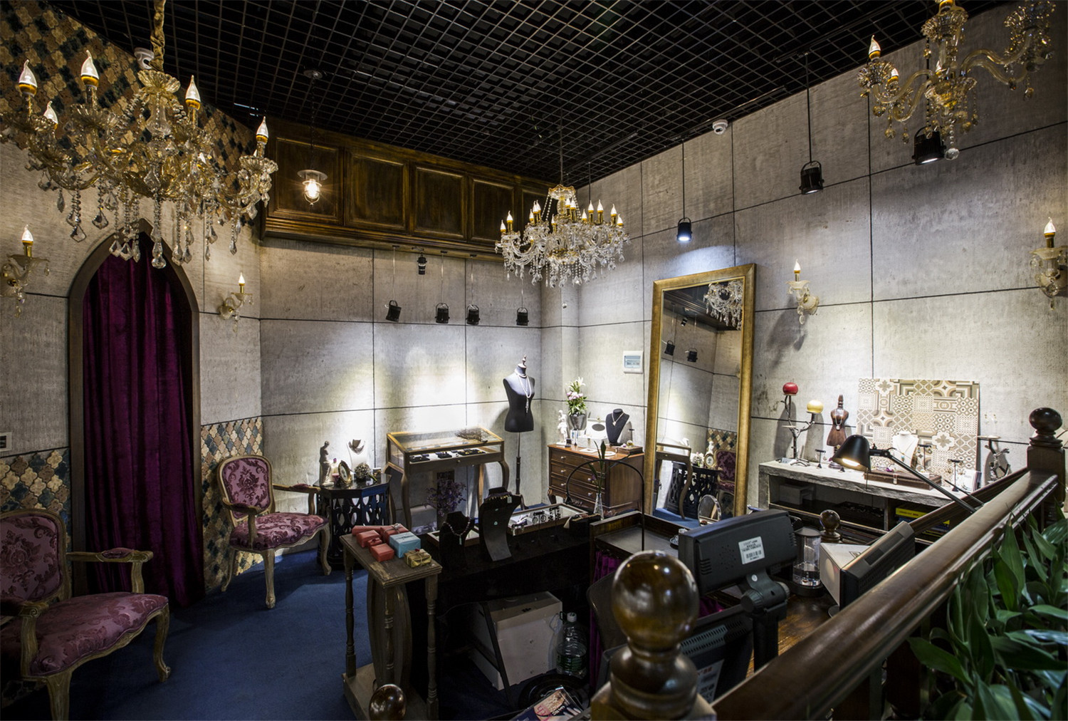 奢華珠寶店裝修設(shè)計-第1張圖片-上海古都建筑設(shè)計集團(tuán)