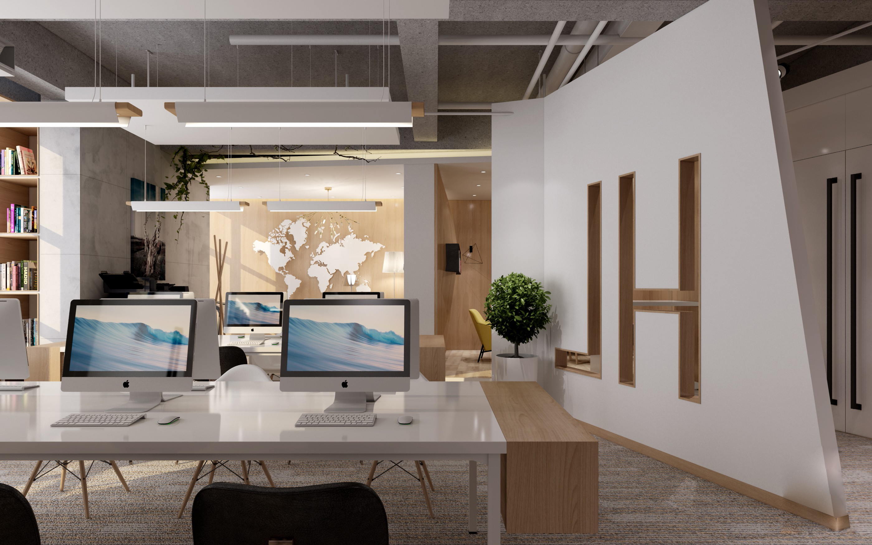 國際科技風(fēng)格辦公室裝修設(shè)計(jì)-第3張圖片-上海古都建筑設(shè)計(jì)集團(tuán)