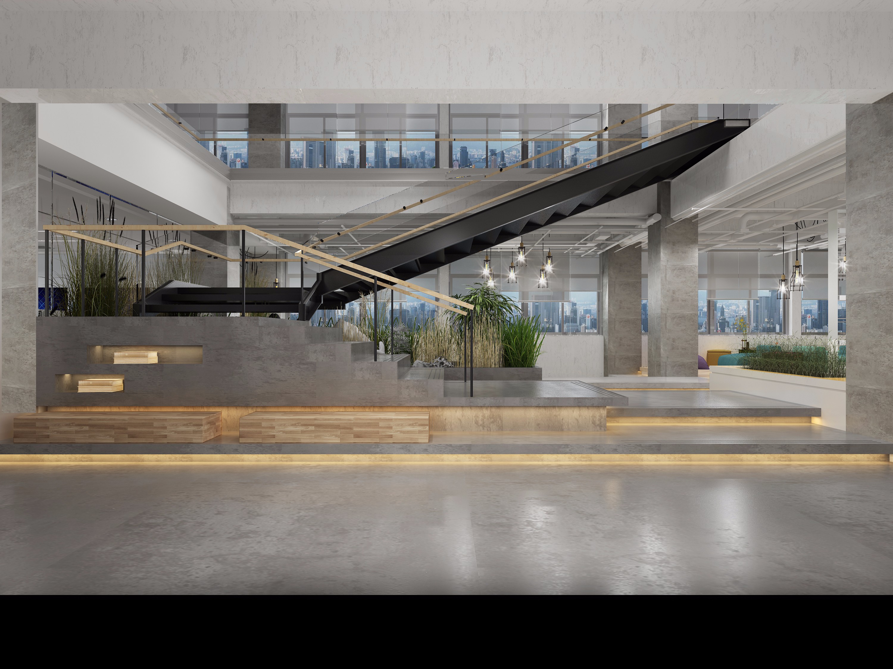 辦公室休閑區(qū)裝修設(shè)計-第1張圖片-上海古都建筑設(shè)計集團