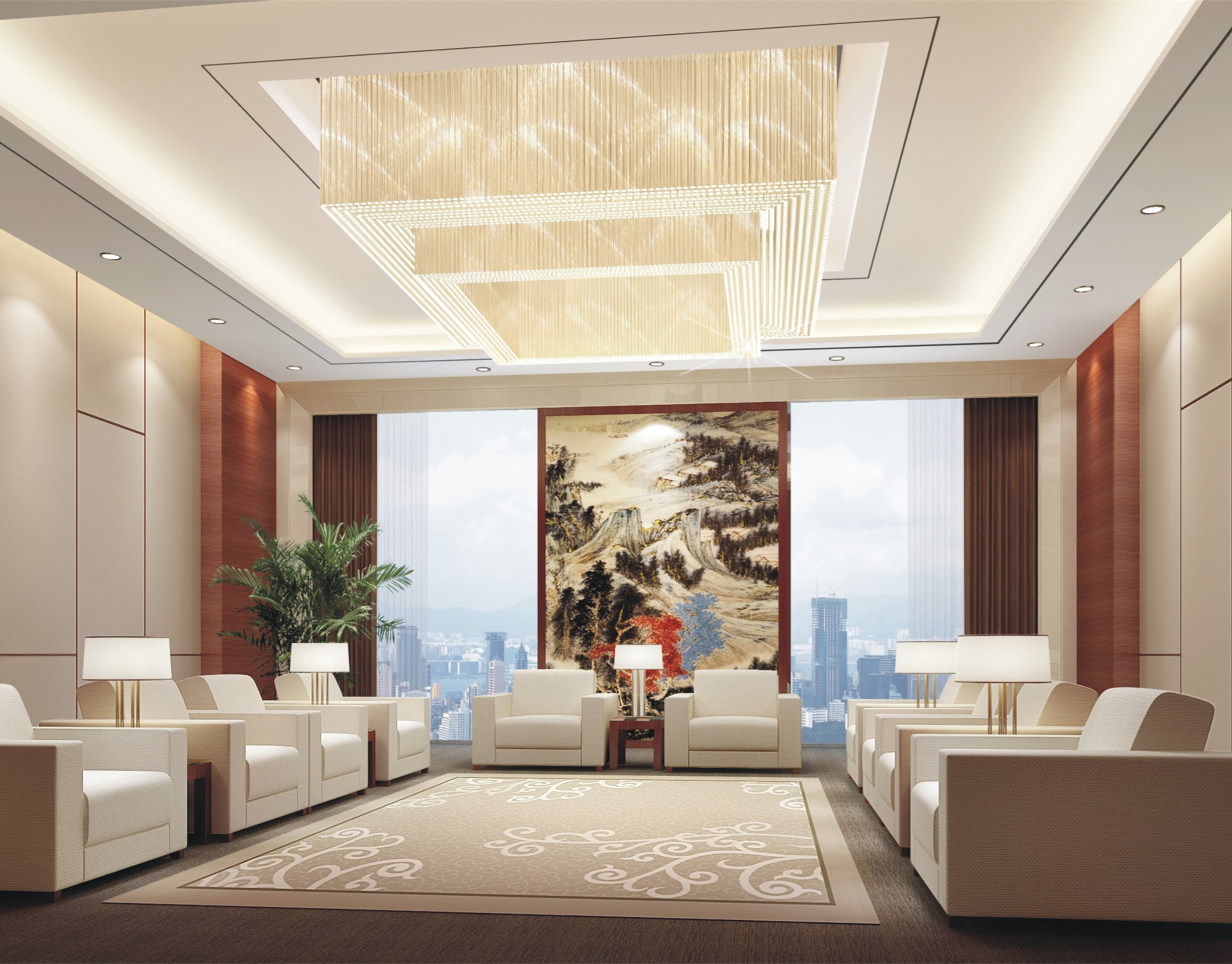 橫琴島辦公室裝修設(shè)計(jì)-第2張圖片-上海古都建筑設(shè)計(jì)集團(tuán) 橫琴島辦公室裝修設(shè)計(jì)-第2張圖片-上海古都建筑設(shè)計(jì)集團(tuán)
