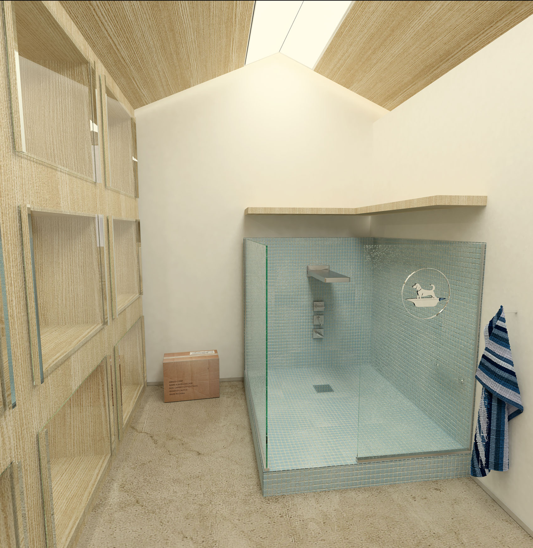 簡約風(fēng)格寵物一體店裝修設(shè)計(jì)-第4張圖片-上海古都建筑設(shè)計(jì)集團(tuán)