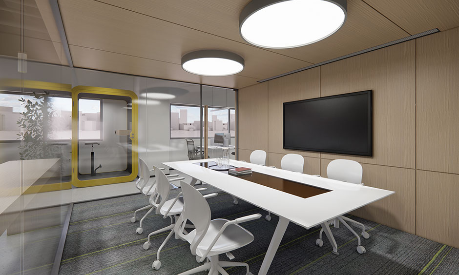 簡約科技風格辦公室裝修設計-第1張圖片-上海古都建筑設計集團