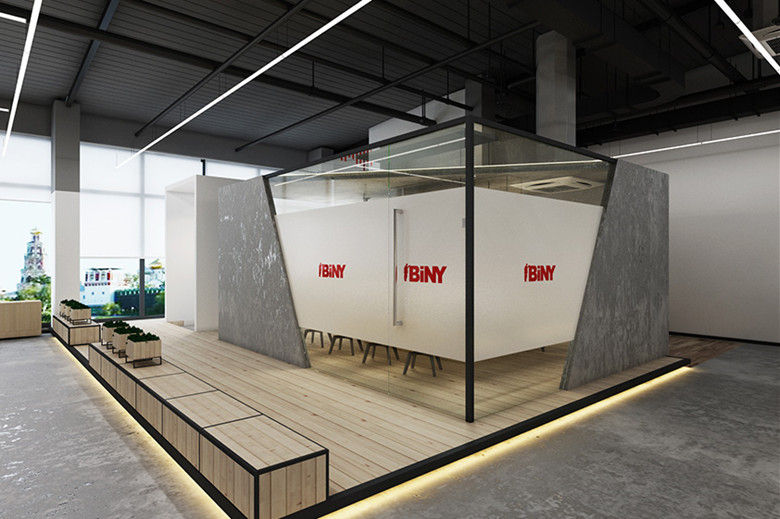 1200平電器公司辦公室設(shè)計裝飾效果-第2張圖片-上海古都建筑設(shè)計集團(tuán)