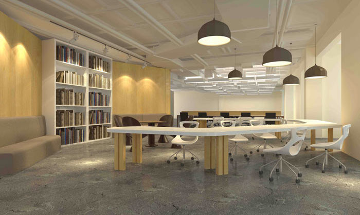 松江文化傳媒企業(yè)辦公室設(shè)計(jì)方案-辦公室裝修設(shè)計(jì)效果圖-第3張圖片-上海古都建筑設(shè)計(jì)集團(tuán)