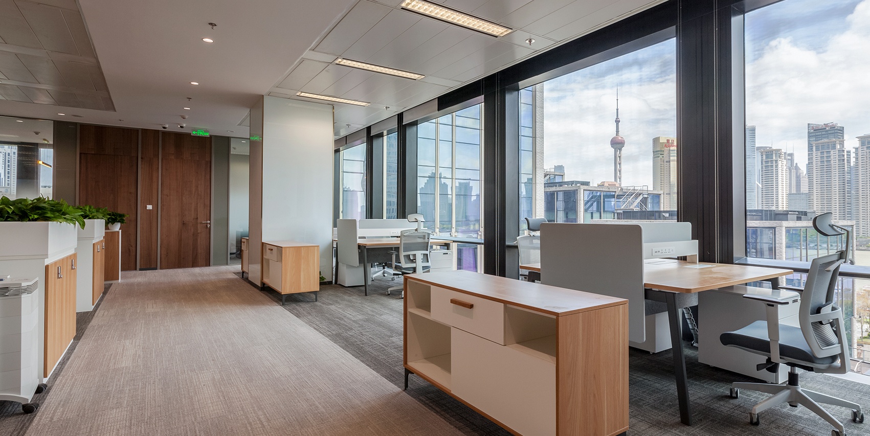 2100平金融機構(gòu)辦公室設(shè)計布局方案-辦公室裝修設(shè)計效果圖-第4張圖片-上海古都建筑設(shè)計集團