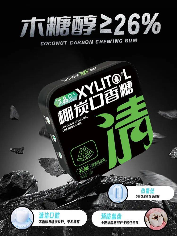 的口香糖正掀起糖果界“黑科技”风暴尊龙人生就是博打破常规！这款黑黑